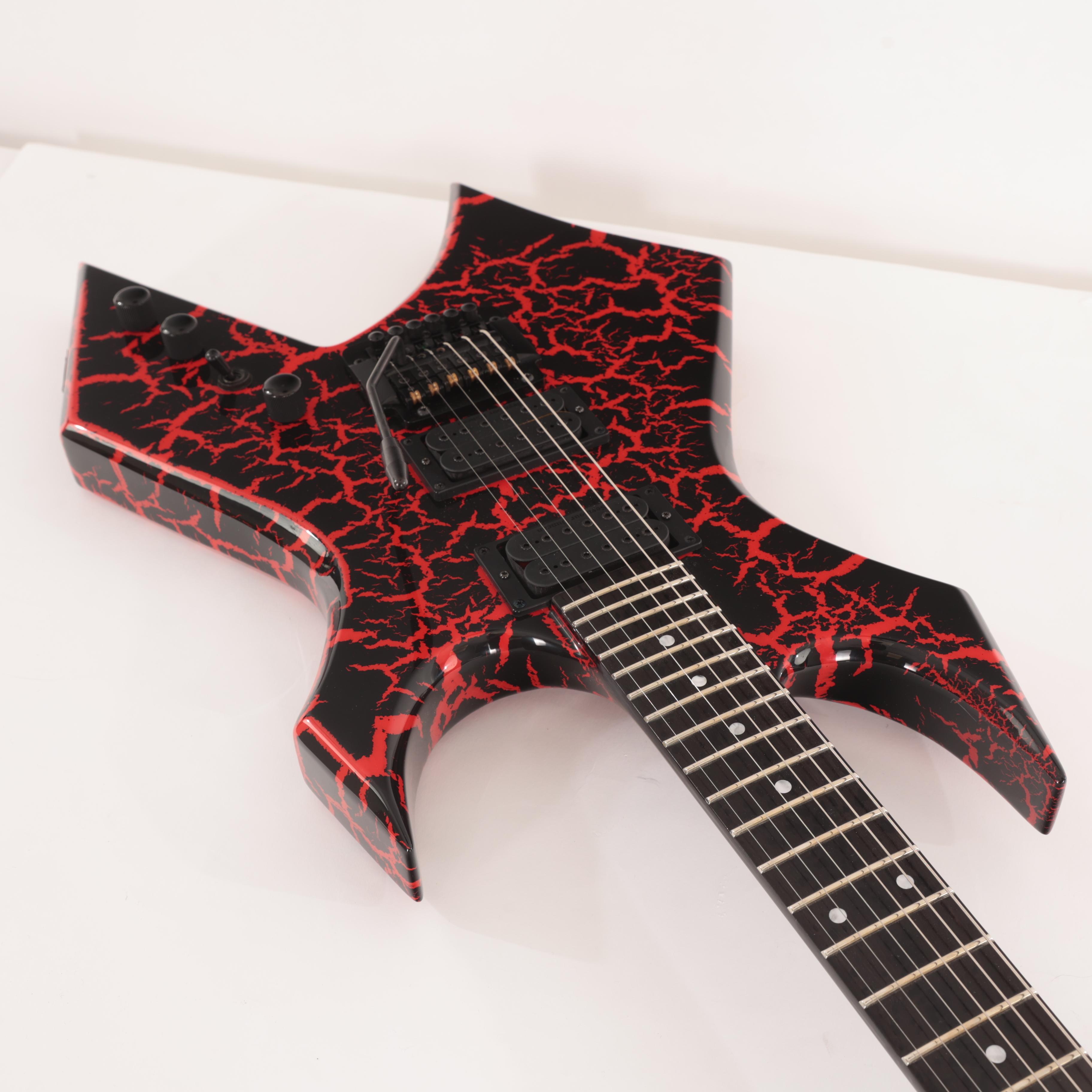 BC Rich Warlock Legacy with Kahler Trem Electric Guitar in Red